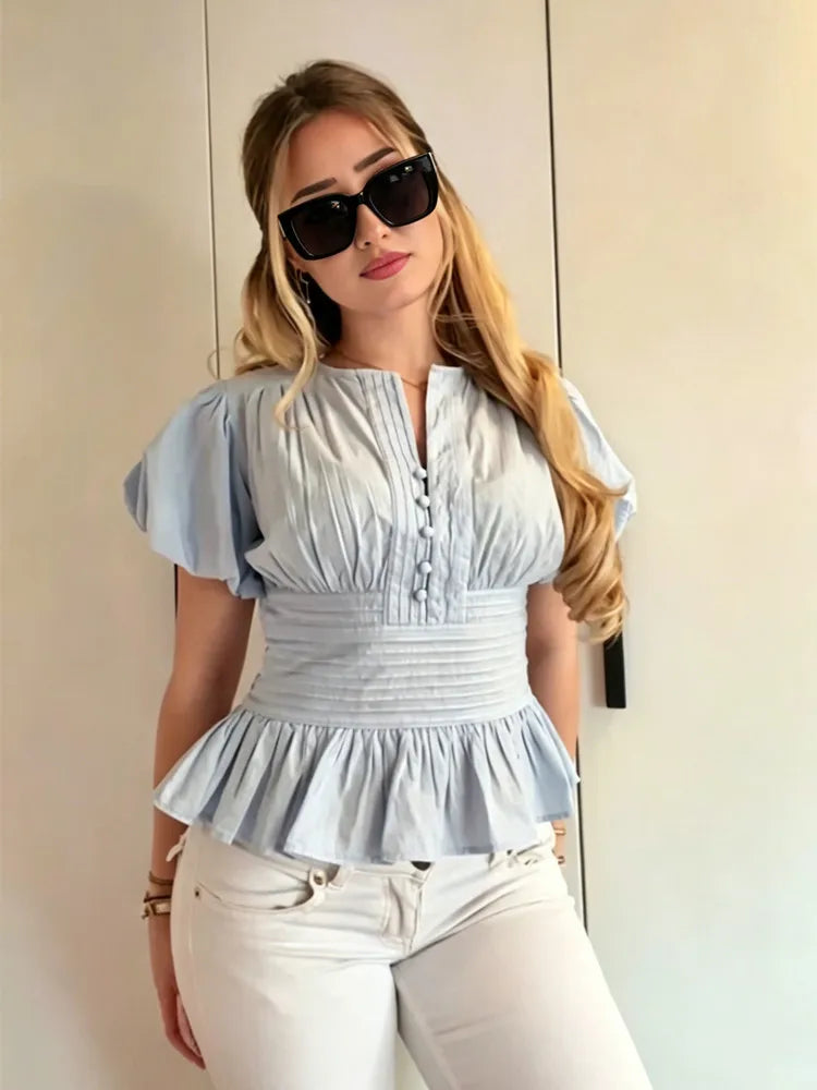 Ladies Chiffon Blouse Shirt