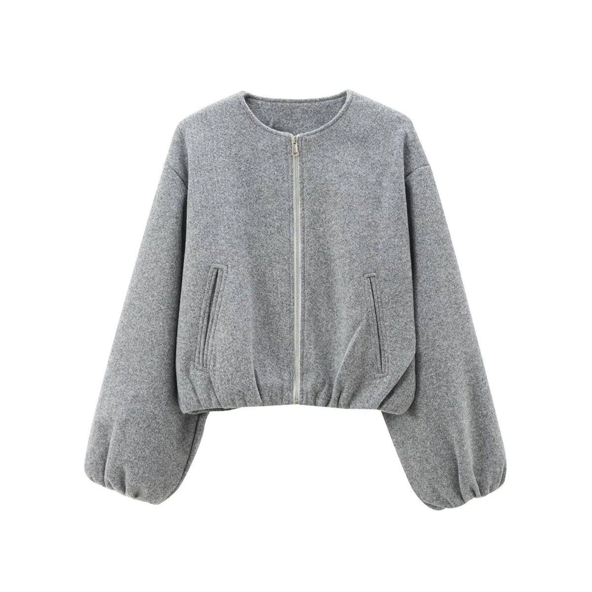 Zipper Bomber Jacket