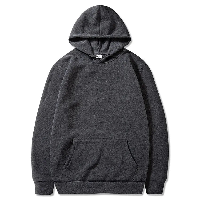 Women's Solid Color Pocket Hoodie