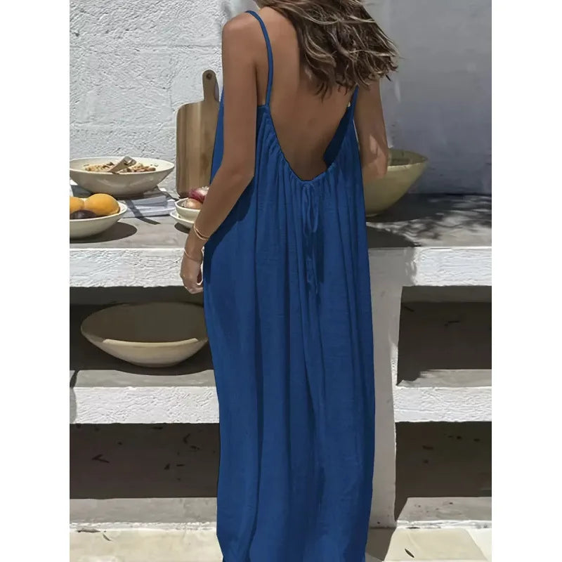Women's Strapless Backless Dress