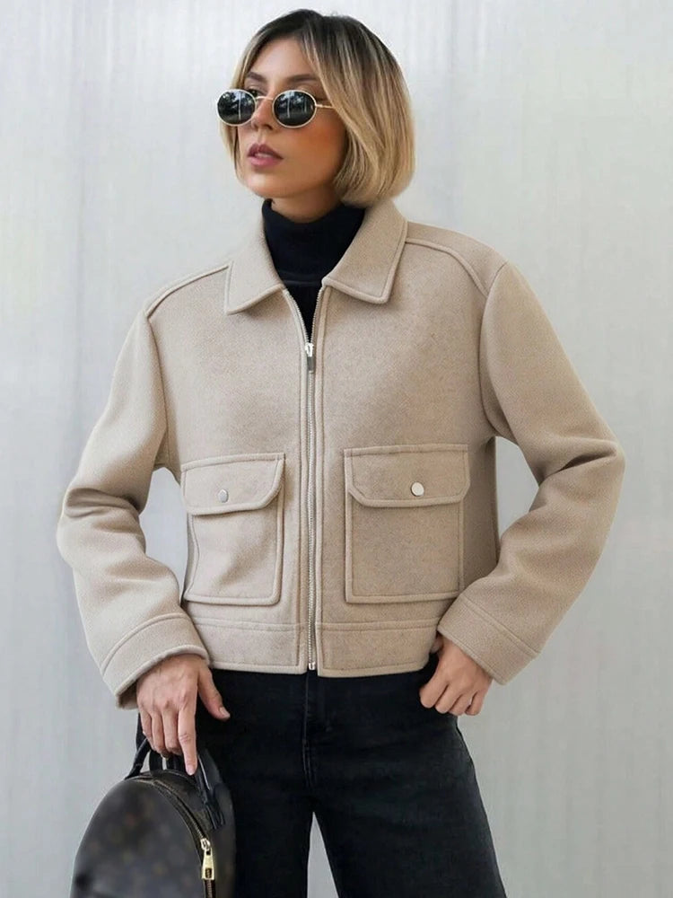Women's Zipper Jacket Coat
