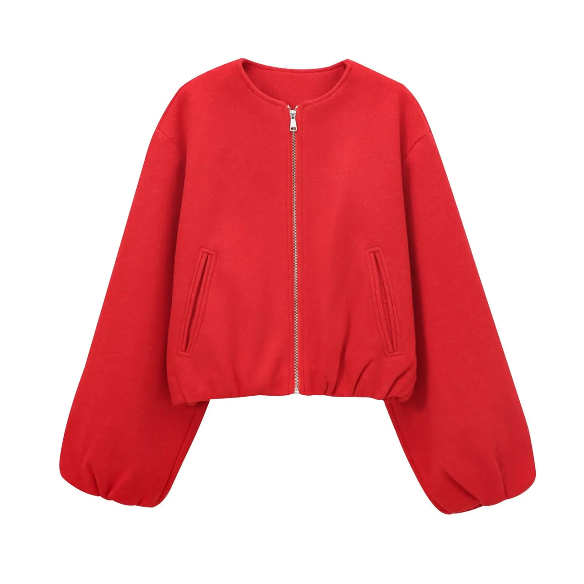 Zipper Bomber Jacket