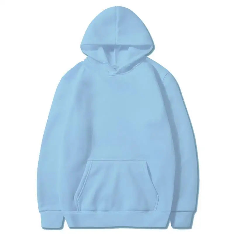 Women's Solid Color Pocket Hoodie