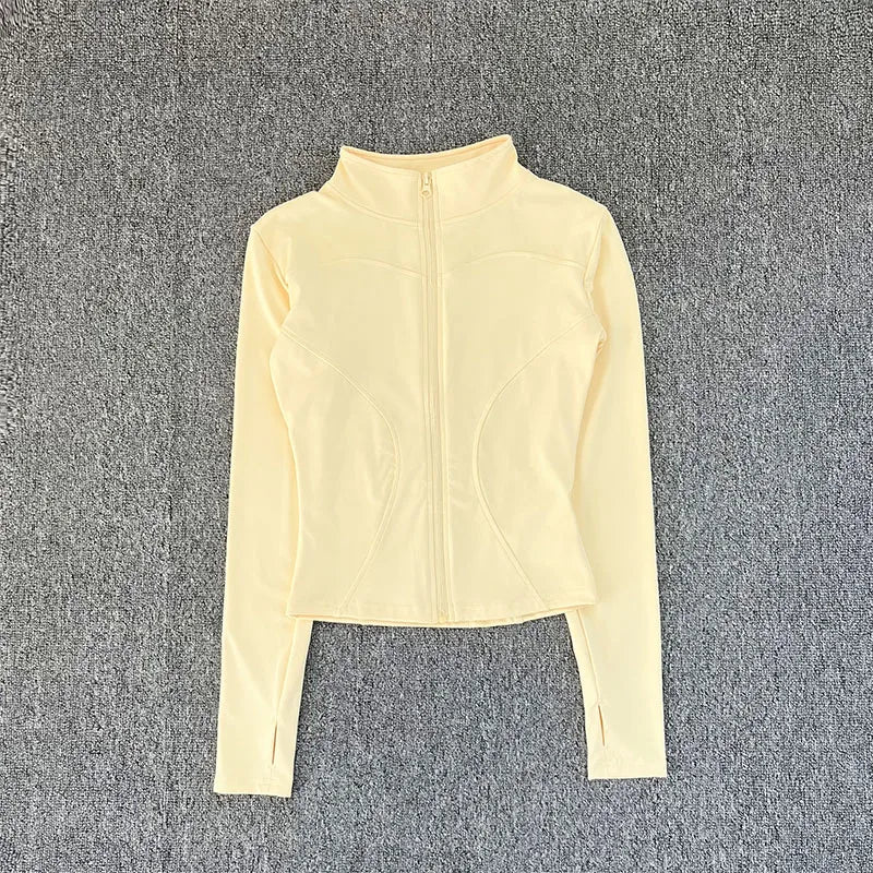 Women Sport Jacket Long Sleeve Shirt
