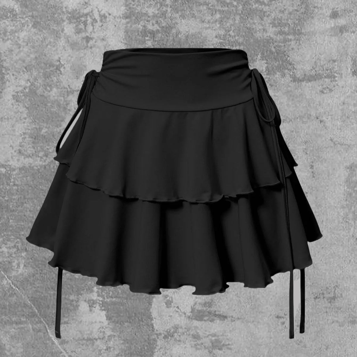 Solid Color Skirt High Waist Slim Fit