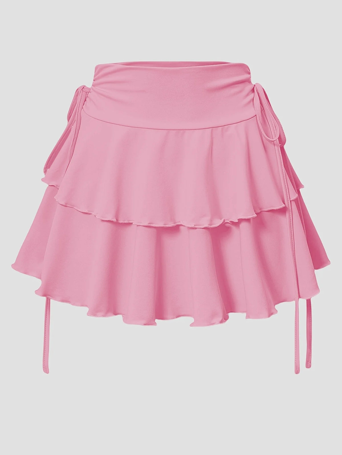 Solid Color Skirt High Waist Slim Fit