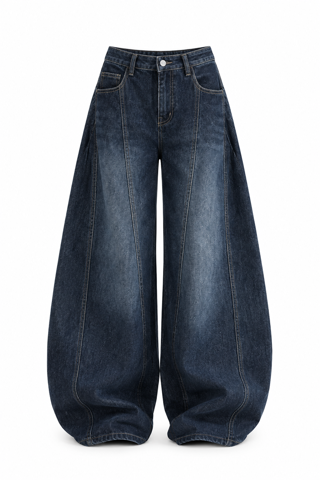 Stylish Chic Elegant Embroidered Patchwork Jeans