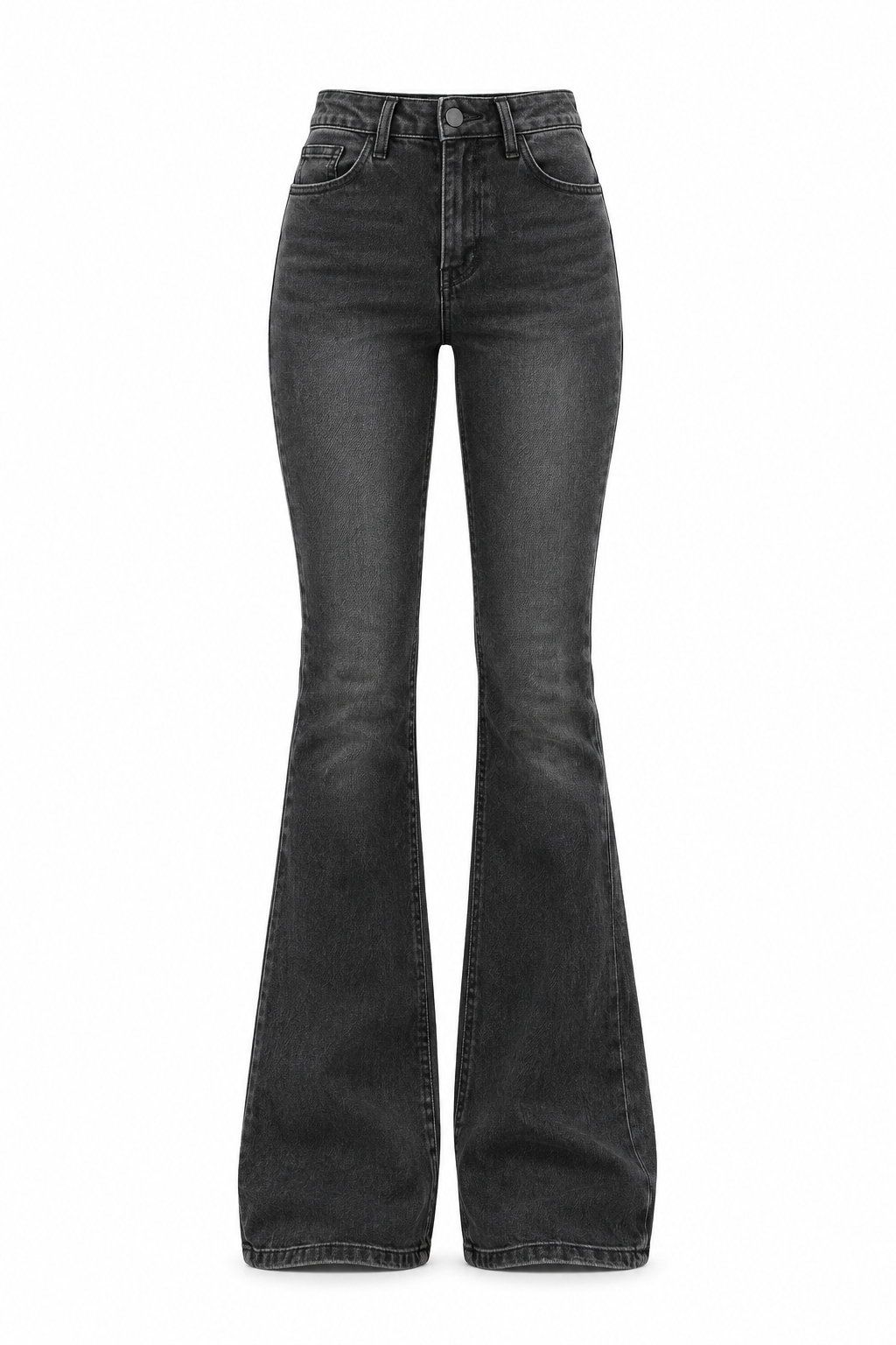 Flare Stretch Jeans Skinny Bell Bottom High Waist Denim Pants