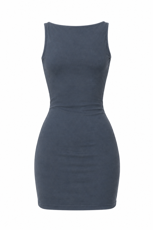 Women's Sleeveless Mini Wrap Dress Y2K