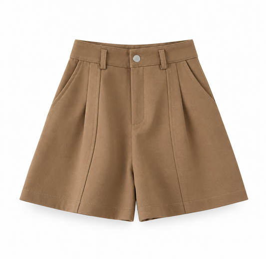 Casual Women A-Line High Waist Shorts