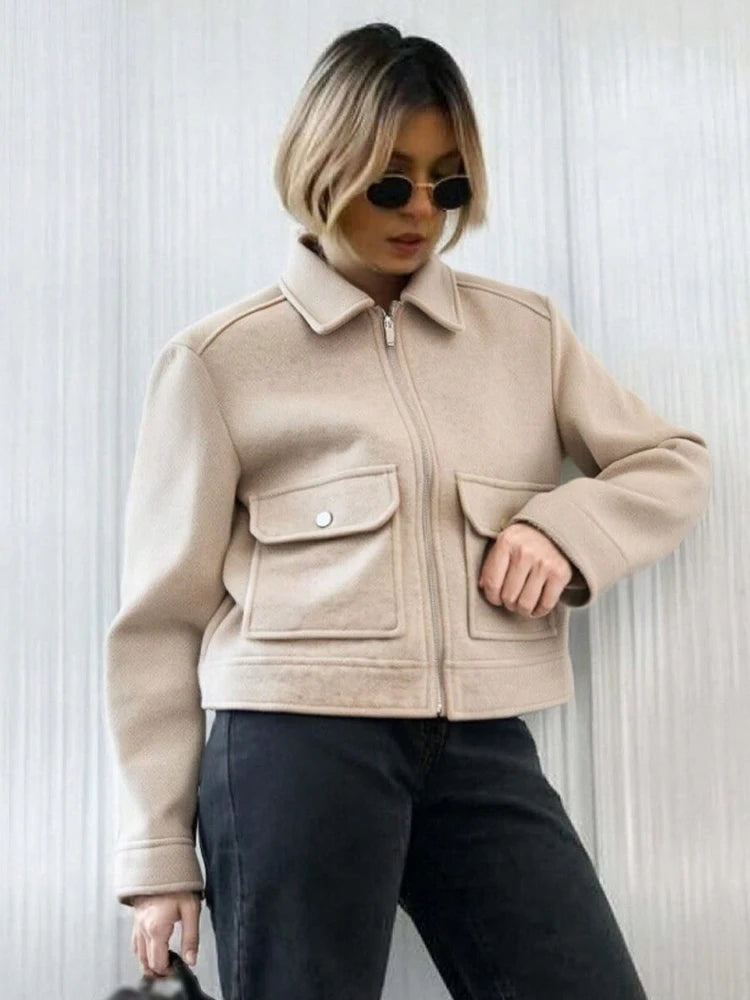 Women's Zipper Jacket Coat