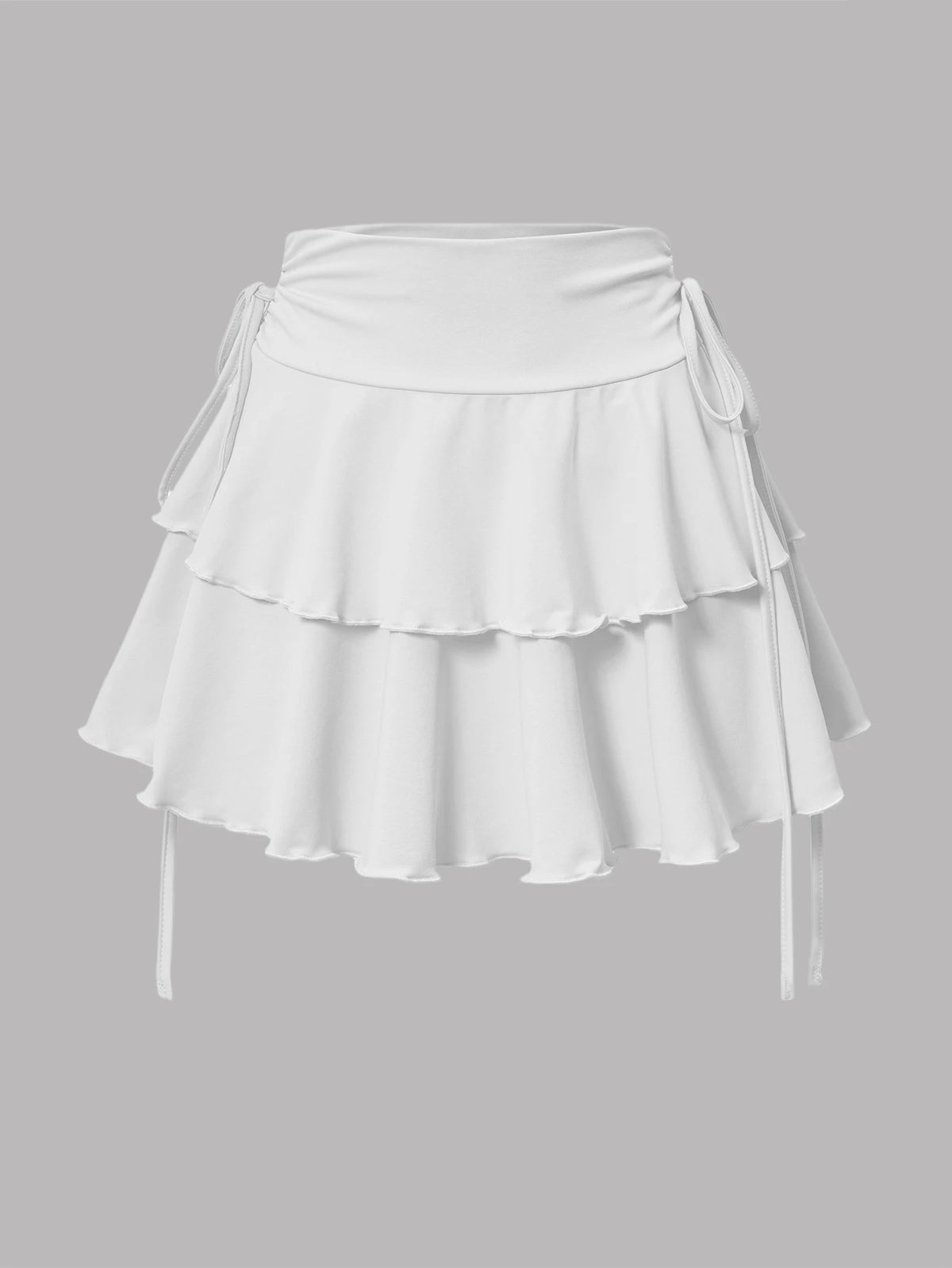 Solid Color Skirt High Waist Slim Fit