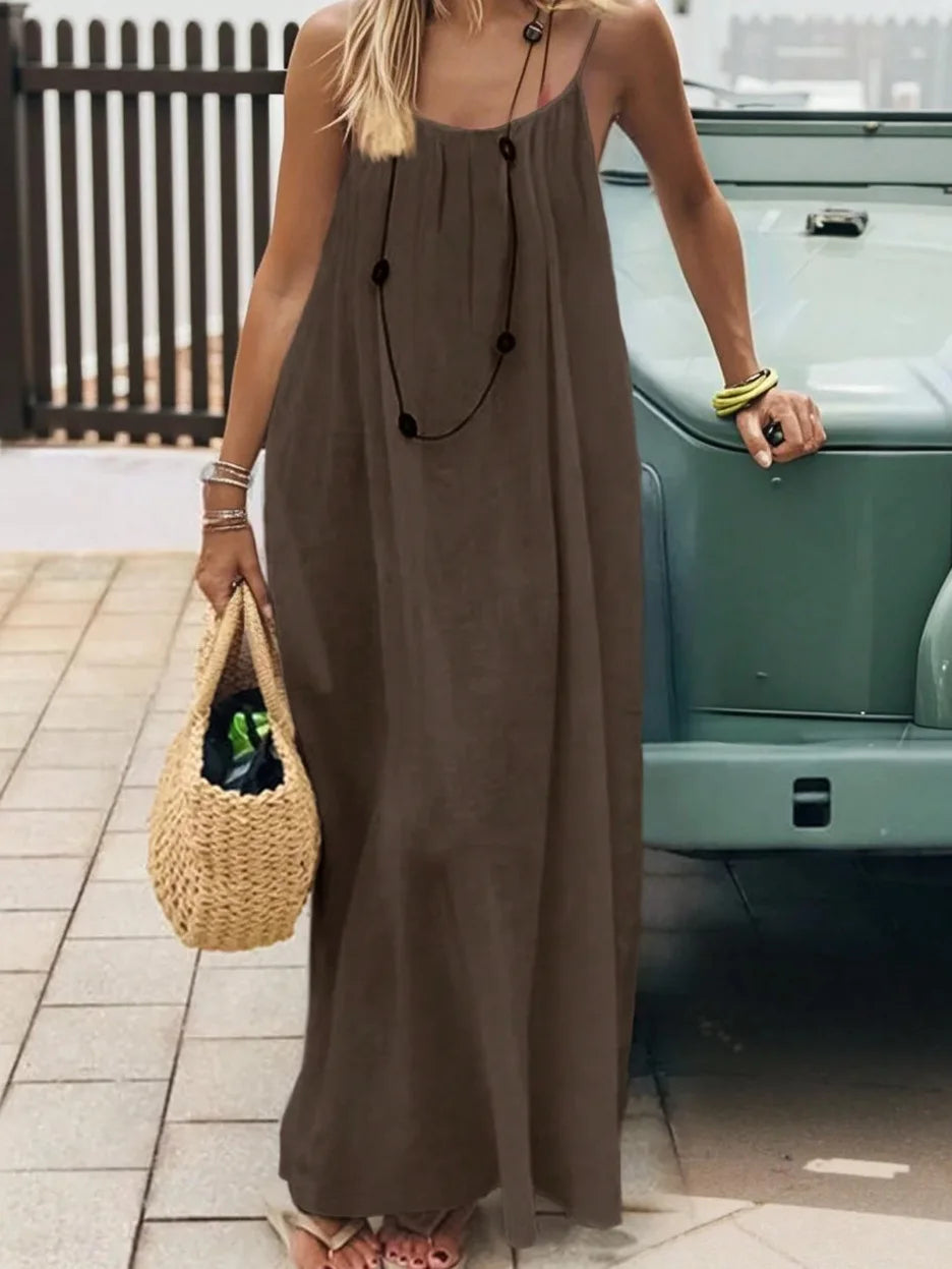 Women's Strapless Backless Dress