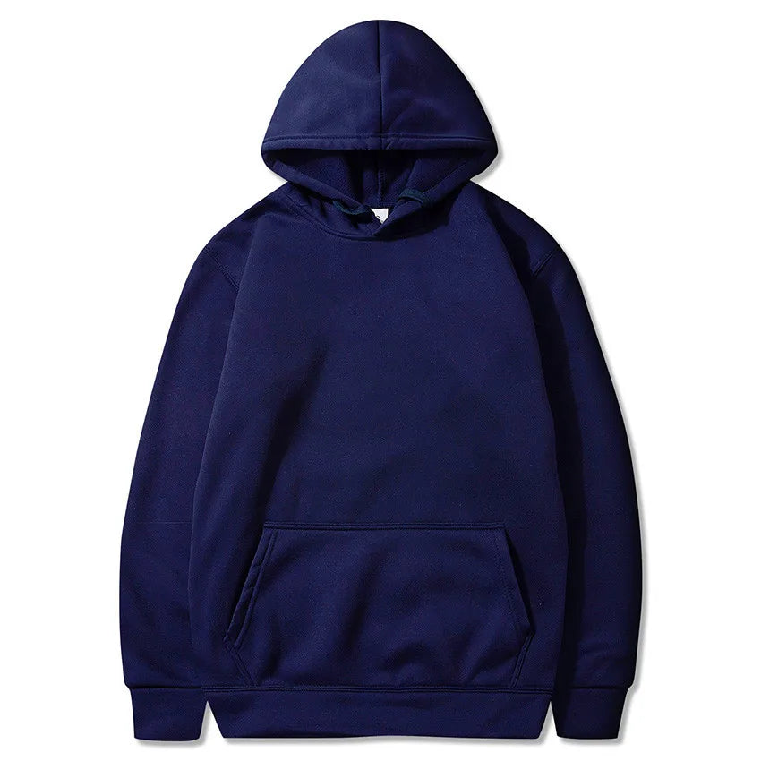 Women's Solid Color Pocket Hoodie