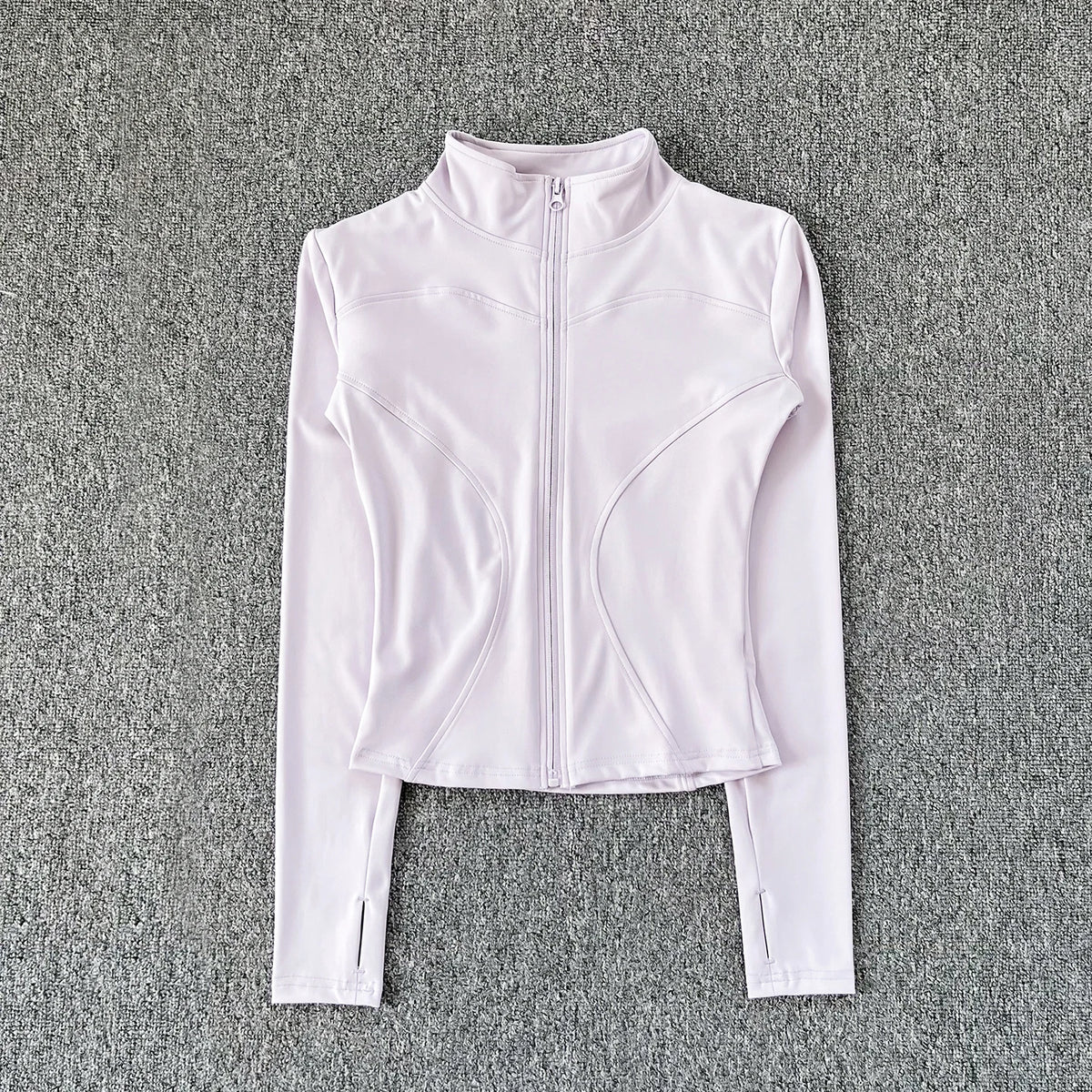 Women Sport Jacket Long Sleeve Shirt