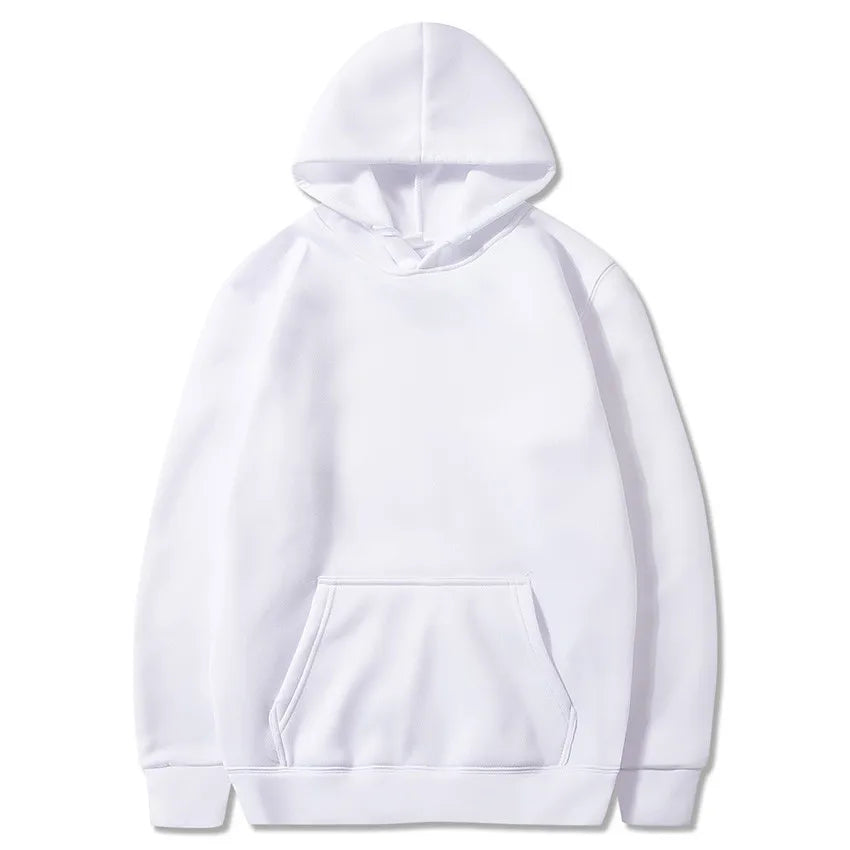 Women's Solid Color Pocket Hoodie