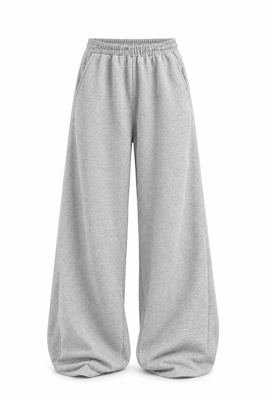 Comfortable Wide Leg Pants with Elastic Waist.